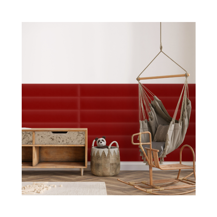 Polsterpaneel Magic Velvet Granatrot